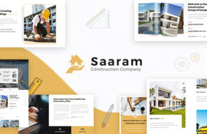 Saaram Bau, Architekt WordPress Layout