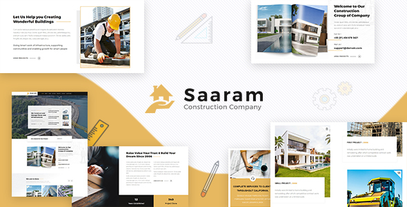 Saaram Bau, Architekt WordPress Layout