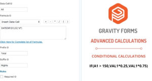 Gravity Forms erweiterte Berechnungen