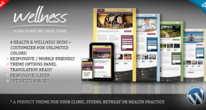 Wellness – Ein Gesundheit & Wellness WordPress Vorlage