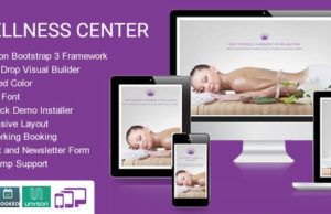 WellnessCenter Beauty Spa Salon WordPress Template