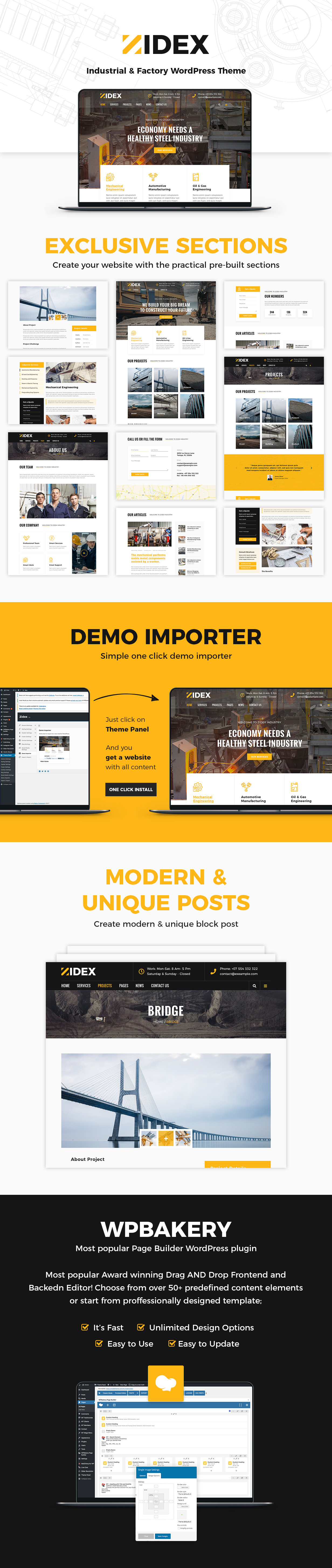 Zidex - Industrie & Fabrik WordPress Theme - 11