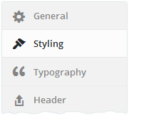 Benchmark-Theme – Theme-Optionen
