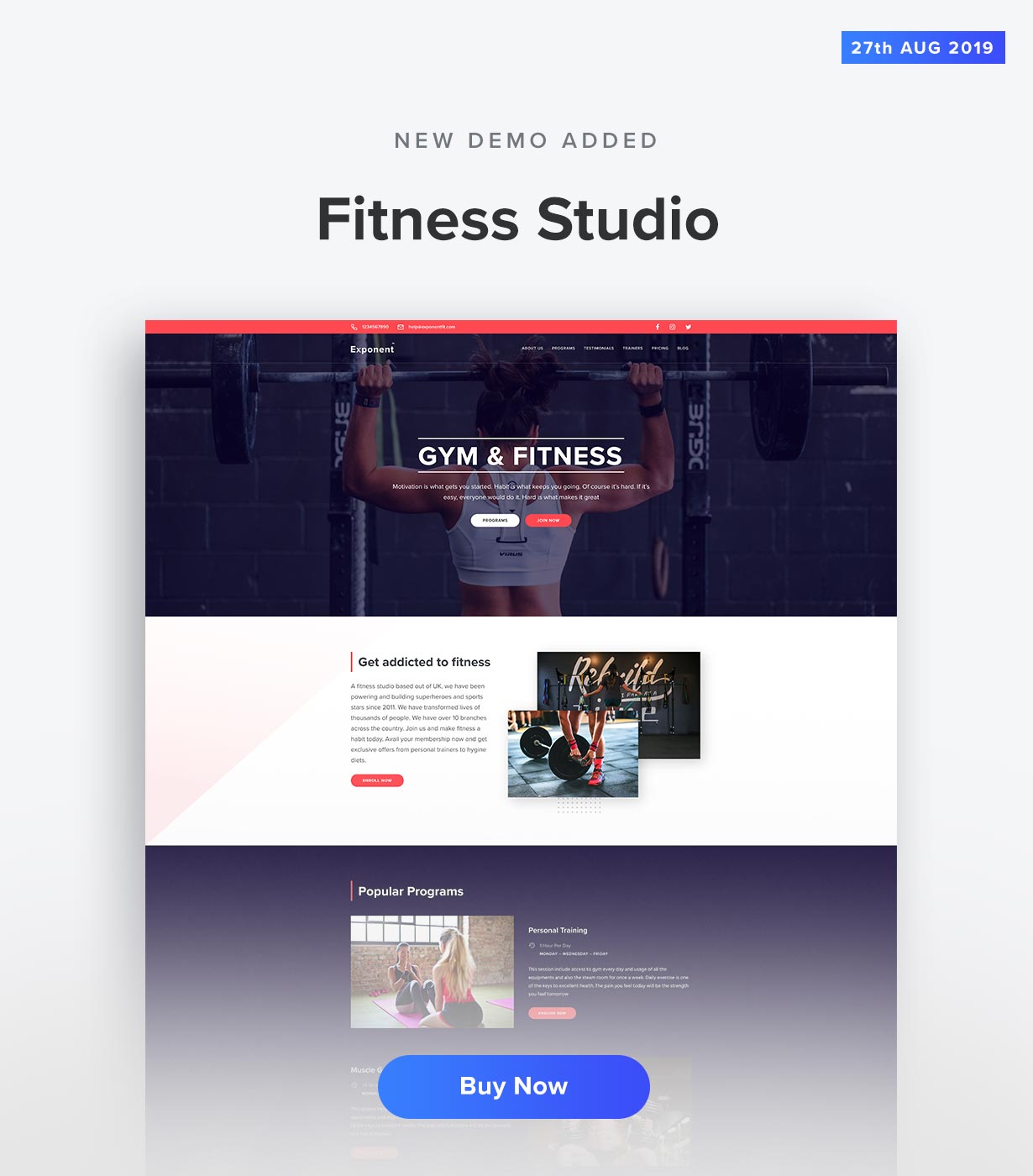 Fitness Demo