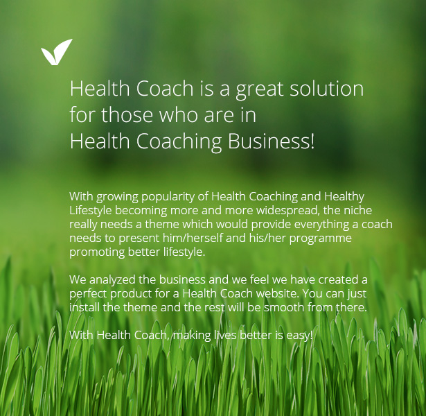 Gesundheitstrainer - Life Coach WordPress Theme für Personal Trainer - 1