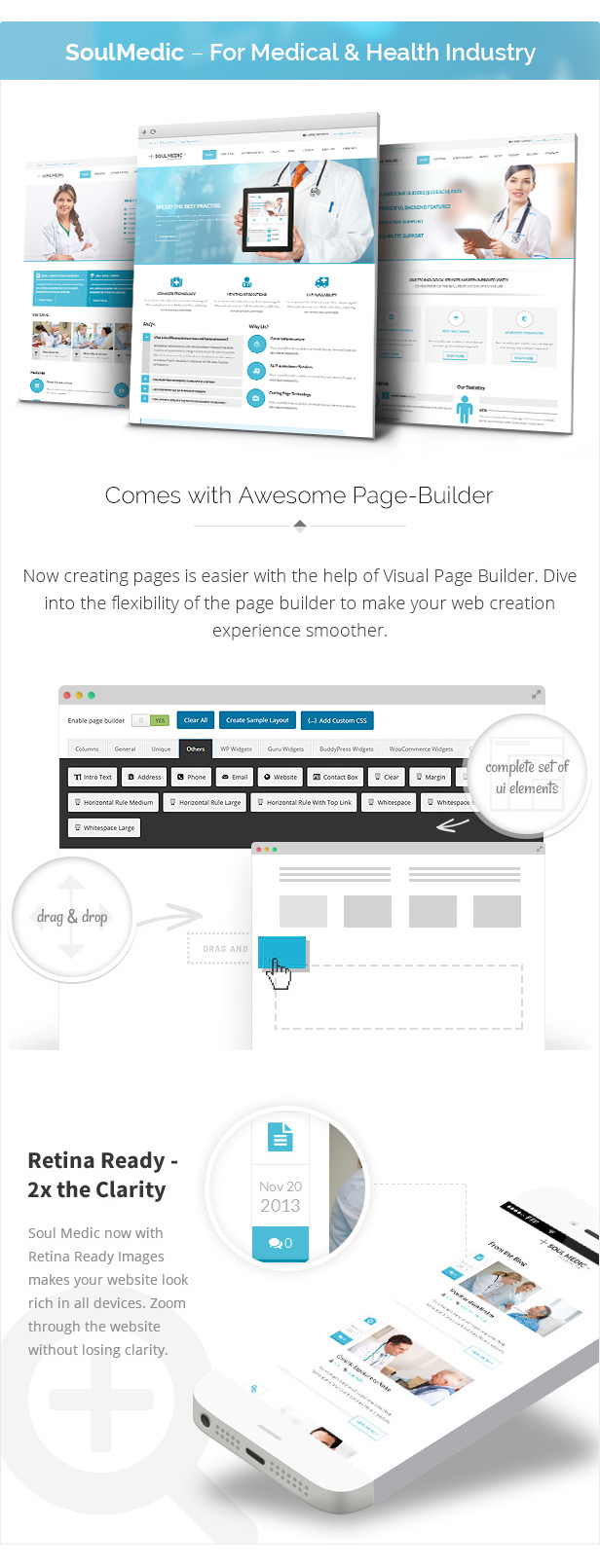 SoulMedic | Krankenhaus WordPress Theme - 1
