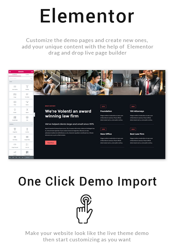 Volenti - Rechtsanwälte Elementor WordPress Theme - 2