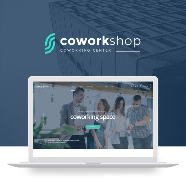 Coworkshop Coworking Space WordPress Theme