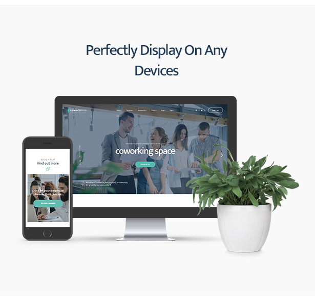 Coworkshop Responsive Coworking Space WordPress-Theme