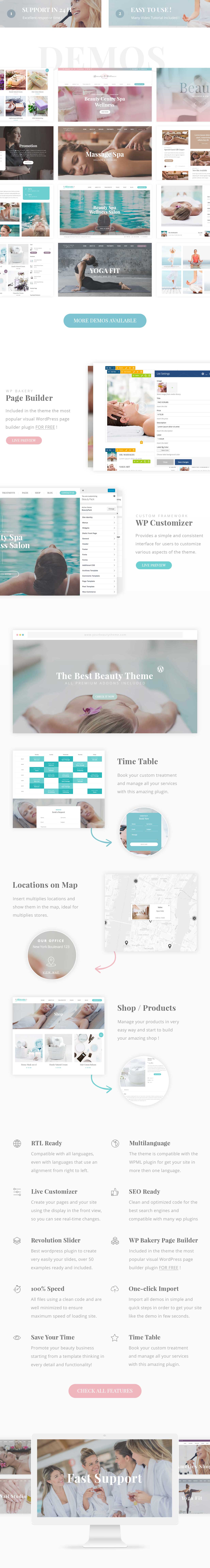 Beauty Pack - Wellness Spa & Beauty Massagesalons WP - 1