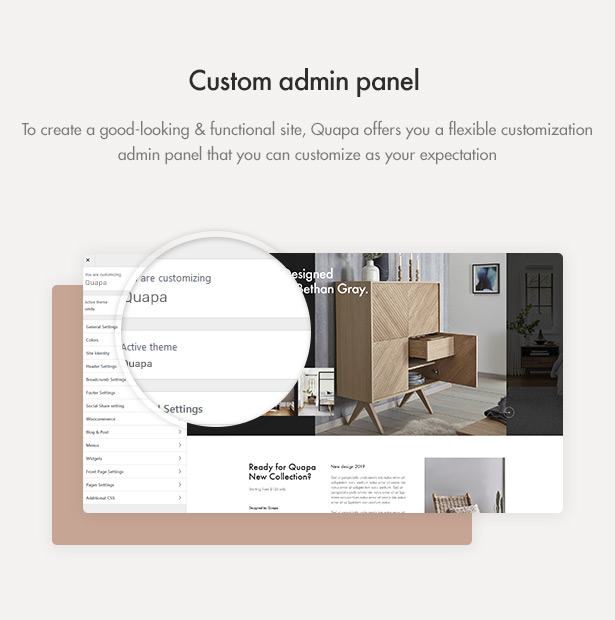 Quapa - Möbel WooCommerce WordPress Theme