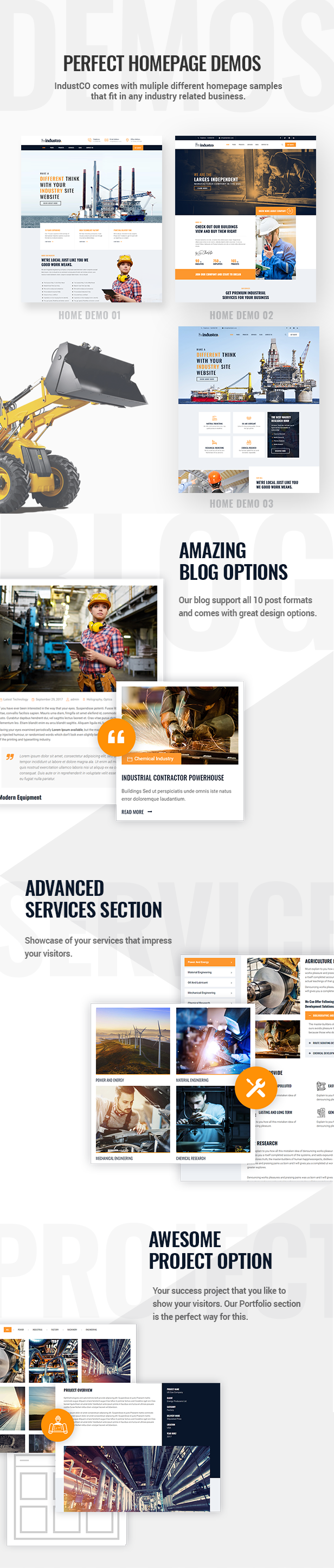 IndustCO WordPress Theme