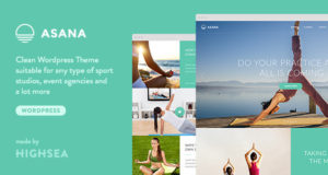 Asana – Sport und Yoga WordPress Layout