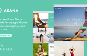 Asana – Sport und Yoga WordPress Layout
