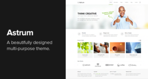 Astrum – Responsives WordPress-Template für mehrere Zwecke