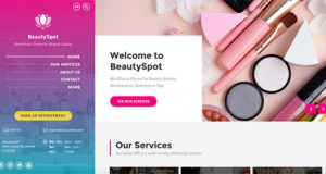 BeautySpot – WordPress Template für Schönheitssalons