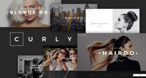 Curly – Ein stilvolles Thema für Friseure und Friseursalons