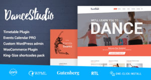 Dance Studio – WordPress Vorlage für Tanzschulen & Clubs