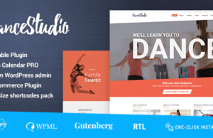 Dance Studio – WordPress Vorlage für Tanzschulen & Clubs