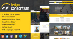 Das Brückenbau-WordPress-Template – Baumarkt
