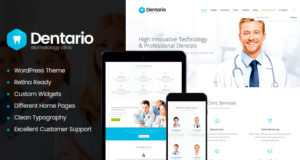 Dentario | Zahnarzt, Medizin & Gesundheit WordPress Template + RTL
