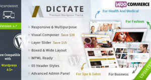 Diktieren - Business, Mode, Medizin, Spa WP Template