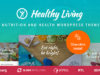 Gesundes Leben - Ernährung und Wellness WordPress Vorlage