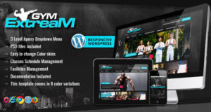 Gym Extream - Gym und Fitness WordPress Template