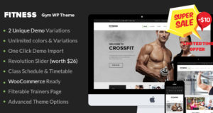 Gym WordPress Vorlage | Fitness