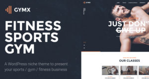 Gym X - Fitness & Sport WordPress Vorlage