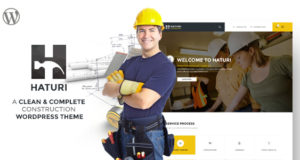 Haturi – Construction Business WP Vorlage