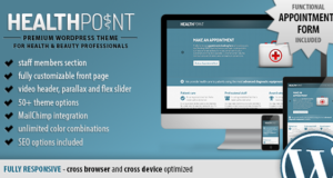 Health Point – Responsive WordPress Landing Page