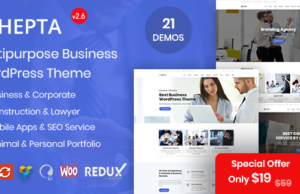 Hepta – Mehrzweck Business WordPress Layout