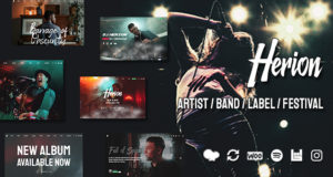Herion – Ein WordPress-Template für die Musikindustrie