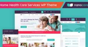 Häusliche Pflege, Medizinische Versorgung WordPress Vorlage - NanoCare