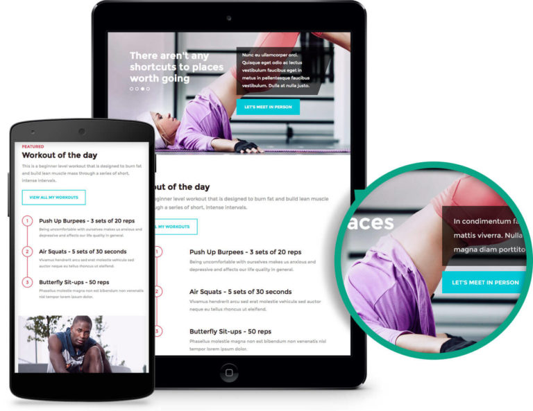 In Form – Fitness WordPress Layout
