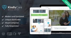KindlyCare - Seniorenbetreuung & Medizin WordPress Template