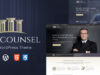 LawCounsel - Rechtsanwälte & Anwaltskanzlei WordPress Vorlage