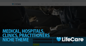 LifeCare – Responsive Medical WordPress-Layout