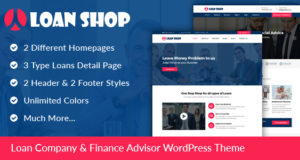 LoanShop – Darlehensfirma & Finanzberater WordPress Vorlage