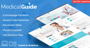 MedicalGuide – Gesundheit und Medizin WordPress Layout