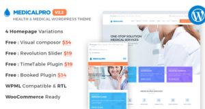 MedicalPro - Gesundheit und Medizin WordPress Vorlage