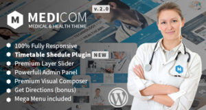 Medicom – Medizin & Gesundheit WordPress Template