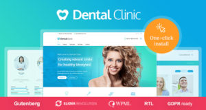 Medizin & Zahnarzt WordPress Layout – Zahnklinik