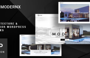 Modernx - Architektur & Interieur WordPress Layout