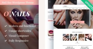 O’Nails – Nagel Bar & Beauty Salon Wellness WordPress Template