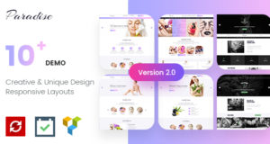 Paradise – Mehrzweck Spa & Beauty WordPress Vorlage