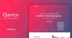 Qantor – Kreativagentur Office WordPress Template