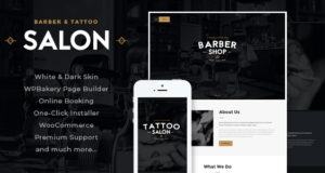 Salon | Barbershop & Tattoo Studio WordPress Template