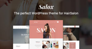 Salox | Friseursalon WordPress Vorlage
